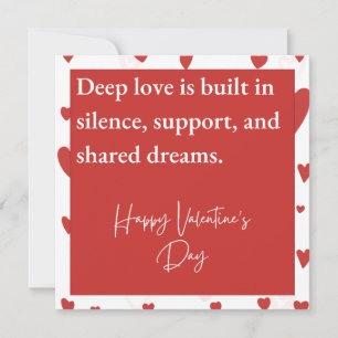 Romantic Diamond Ring Surprise Happy Valentine's Holiday Card