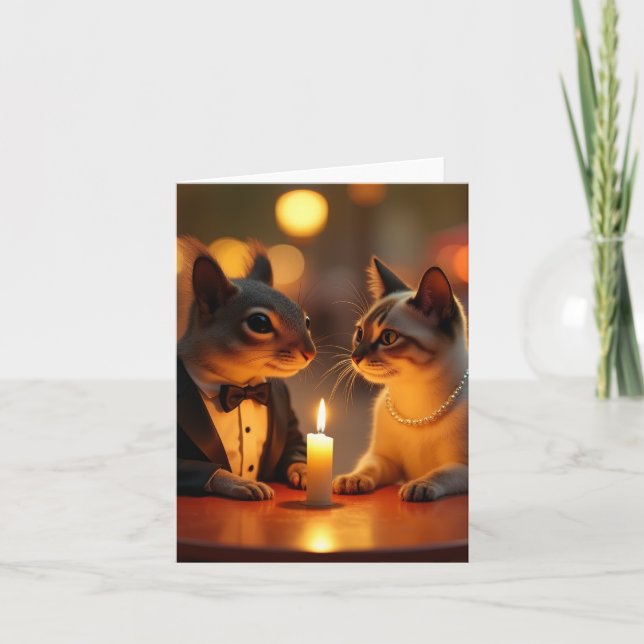 Romantic Dinner Card (Front)