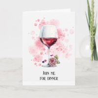 Romantic Dinner for Two Invitation