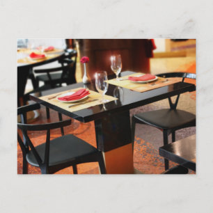 Romantic Dinner for Two Postcard