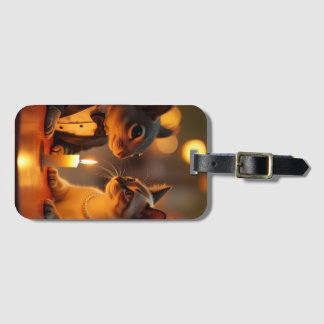 Romantic Dinner Luggage Tag