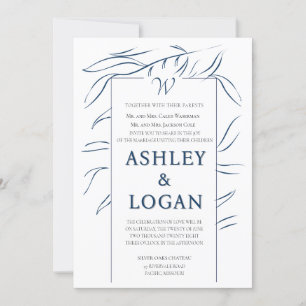 Romantic Dream Canopy Wedding Invitation