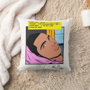 Romantic Echoes Lonely Hearts Romance Comic Cushion