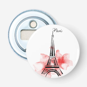 Romantic Eiffel Tower Paris Bottle Opener