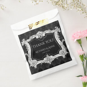 Romantic,Elegant French Framed "Thank You" Favour Bags