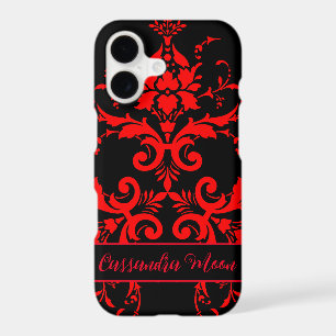 Romantic, Elegant Vintage Red Damask