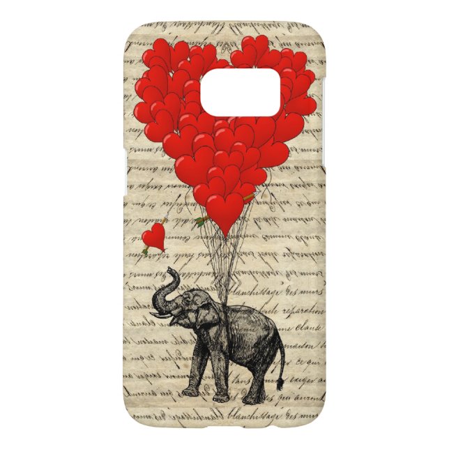 Romantic Elephant heart Case-Mate Samsung Galaxy Case (Back)