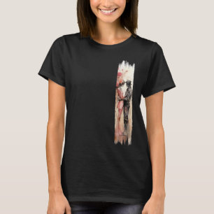 Romantic Embrace Brushstroke Paint T-Shirt