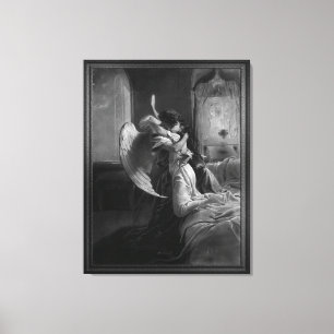Romantic Encounter by Mihaly von Zichy Canvas Print