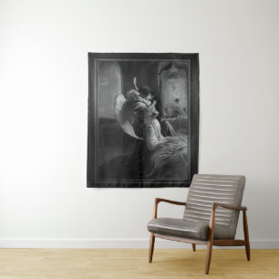 Romantic Encounter by Mihaly von Zichy Tapestry