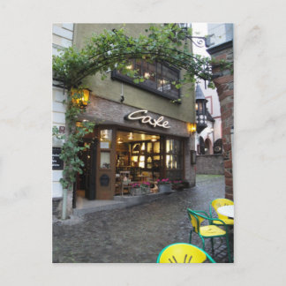 Romantic European Street Postcard