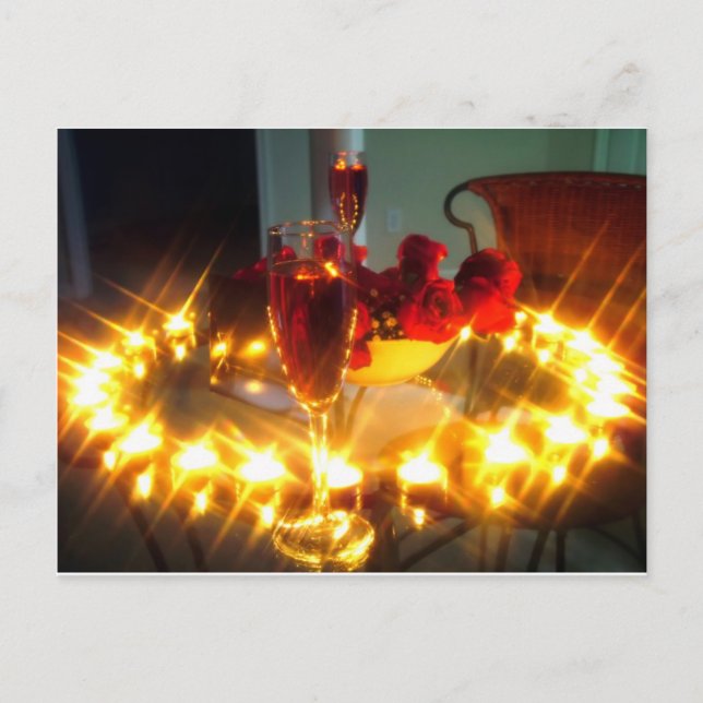 Romantic Evening Postcard (Front)