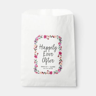 Romantic Fairytale Blossom Wreath Wedding Favour Bags