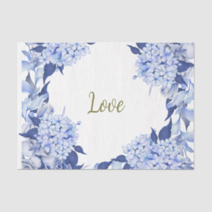 Romantic Field purple Flowers Tissue Paper