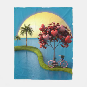 Romantic Fleece Blanket