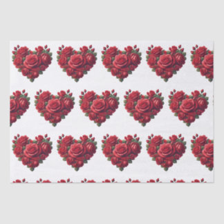 Romantic Floral Art Tissue Paper