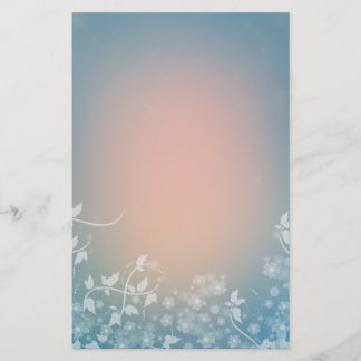 Romantic Floral Design Stationery