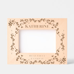 Romantic Floral Etched Frames