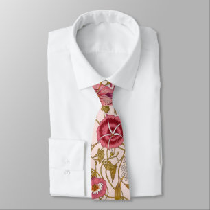 Romantic floral garden tie