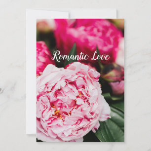 Romantic Floral Love Quote Invitation