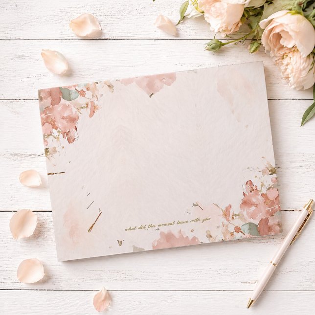 Romantic Floral Notepad Watercolor Summer Writing  (Creator Uploaded)