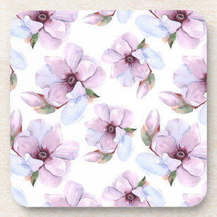 Romantic Floral Pattern Coaster