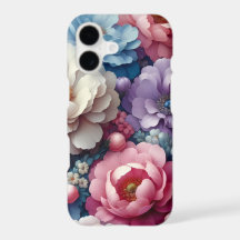 Romantic Floral Pattern iPhone Case