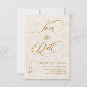 Romantic floral  save the date
