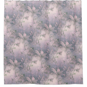 Romantic Floral Shower Curtain