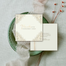 Romantic Floral Wedding Rsvp | Script Thank You