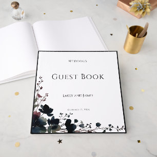 Romantic Floral Wedding Soft Elegant Guest Book