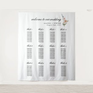  Romantic Floral Wedding Tapestry Decor