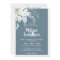 Romantic floral white gentle flowers grey wedding