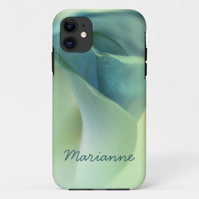 Romantic Flower in Blue Tones Case-Mate iPhone Case (Back)