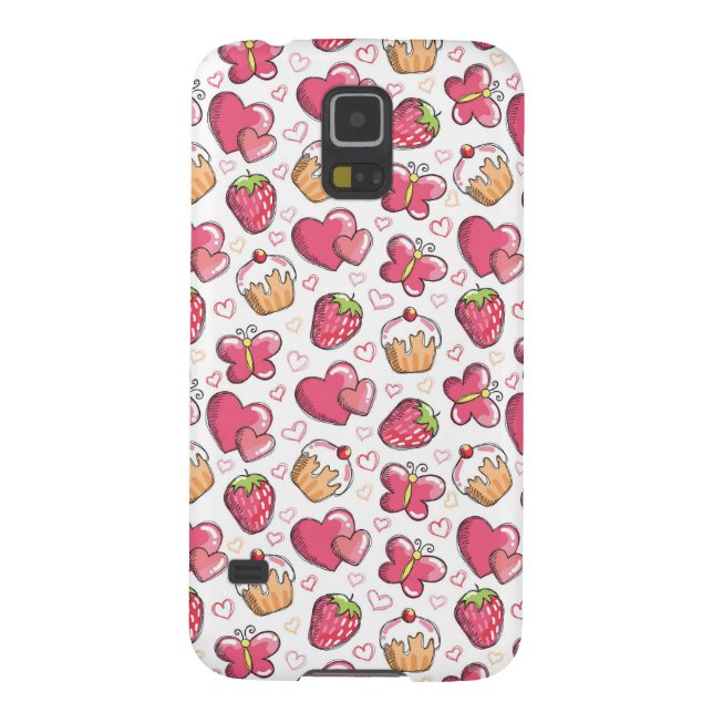 romantic food pattern Case-Mate samsung galaxy case (Back)