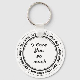 Romantic For Him, Her, I Love You Key Ring