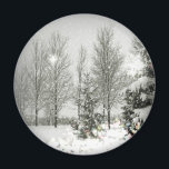 Romantic Forest Christmas trees Winter Wedding Magnet<br><div class="desc">Romantic Forest Christmas trees Winter Wedding invitations,  Christmas wedding invitations,  winter wedding save the date,  winter wedding favours.</div>