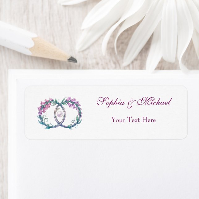 Romantic foxgloves digitalis wedding (Insitu)
