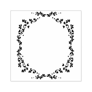 Romantic Frame Rubber Stamp