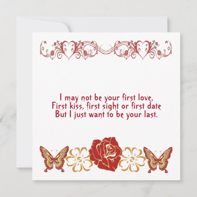 Romantic Fun Love Quote Sweetheart Floral Custom (Front)