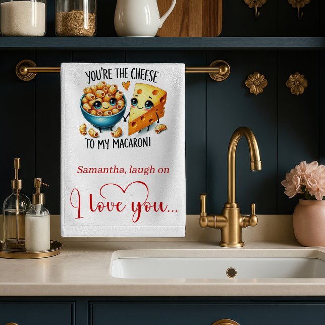 Romantic Funny Food Valentine Kitchen Towel (Romantic Funny Food Valentine Kitchen Towel)