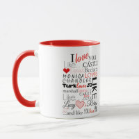 Romantic Funny TV Couples Mug