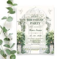Romantic garden birthday