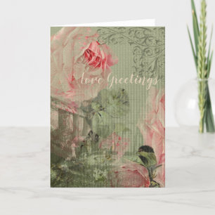 Romantic Garden - Greeting Card