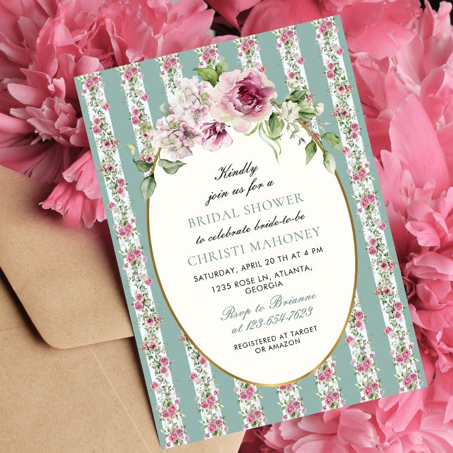 Romantic Garden Party Bridal Shower Invitation (Creator Uploaded)