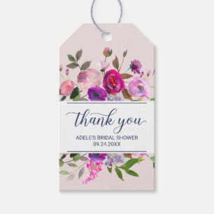 Romantic Garden Thank You Favour Gift Tags