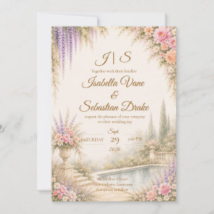 Romantic Garden Wedding Invitation
