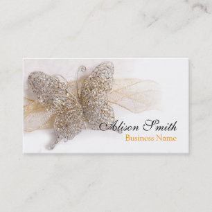 Romantic generic Business card with butterfly
