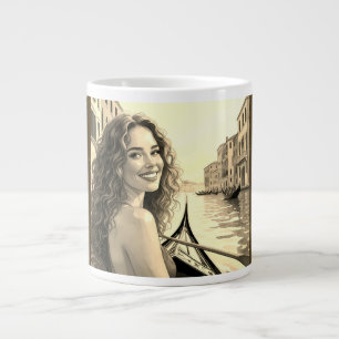 Romantic Getaway, Love and Venice Large Coffee Mug