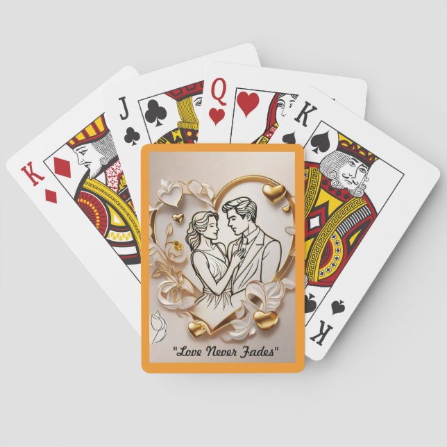 "Romantic Getaway" Playing Cards (Back)